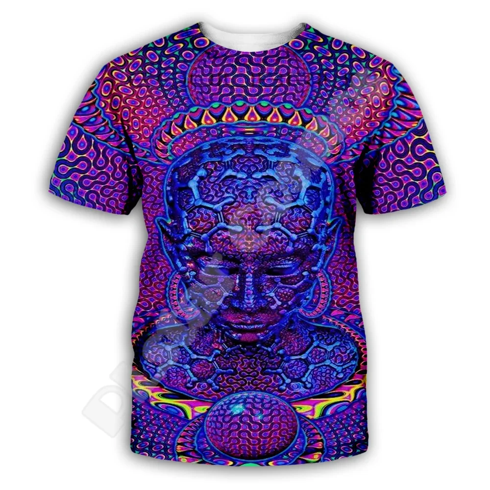 T-Shirt Teuf Trippy Buddha Mandala - Image 5