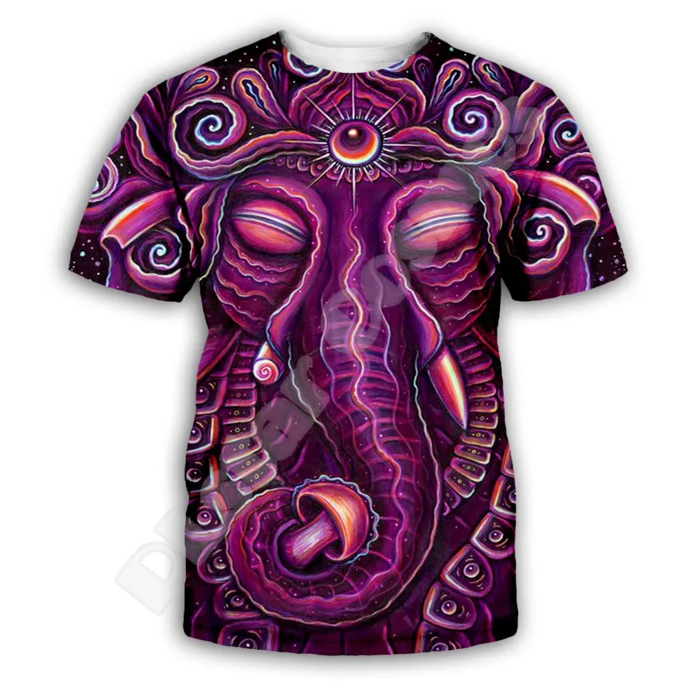 T-Shirt Teuf Trippy Buddha Mandala - Image 7