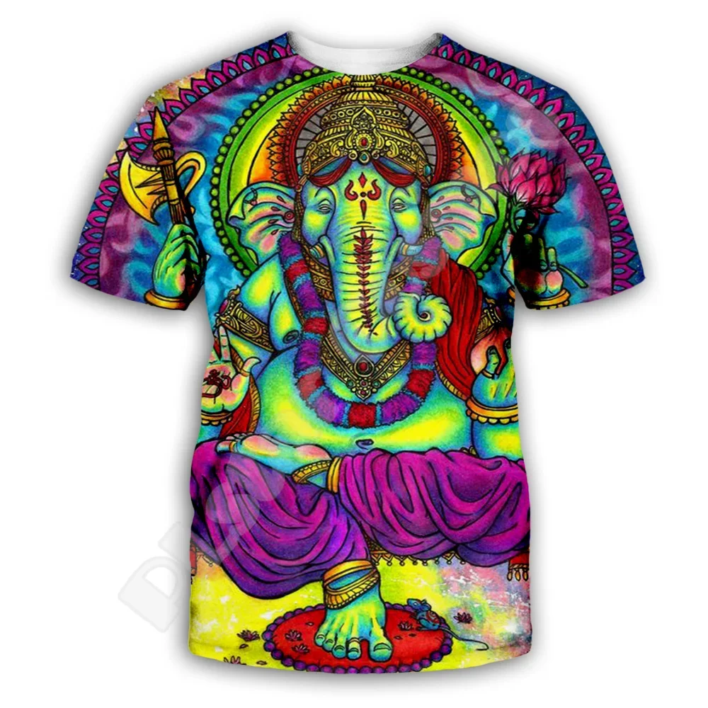 T-Shirt Teuf Trippy Buddha Mandala - Image 9