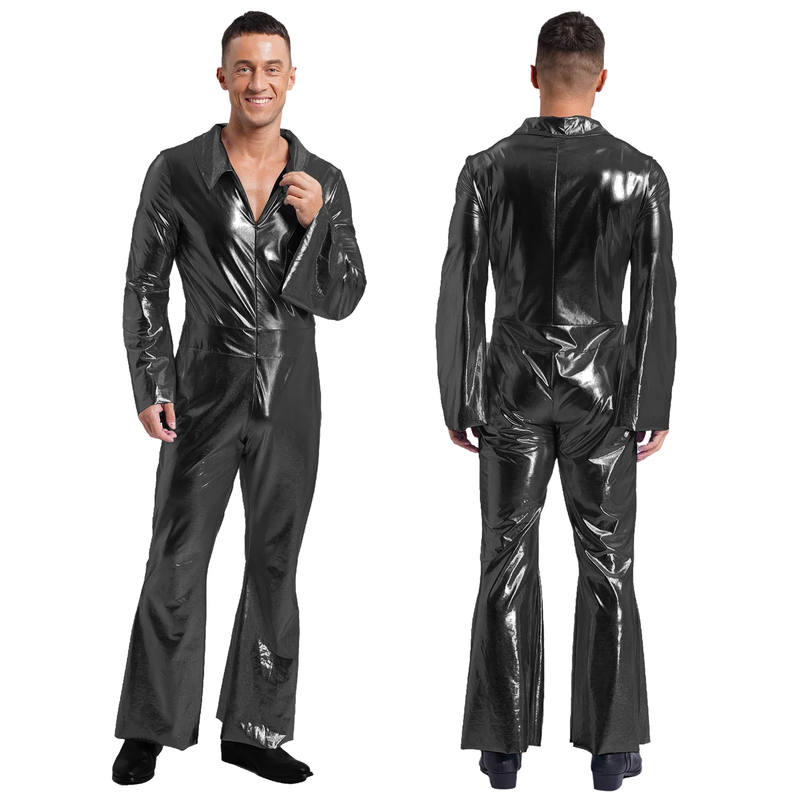 Tenue Techno Disco Métallique Années 70 - Image 4
