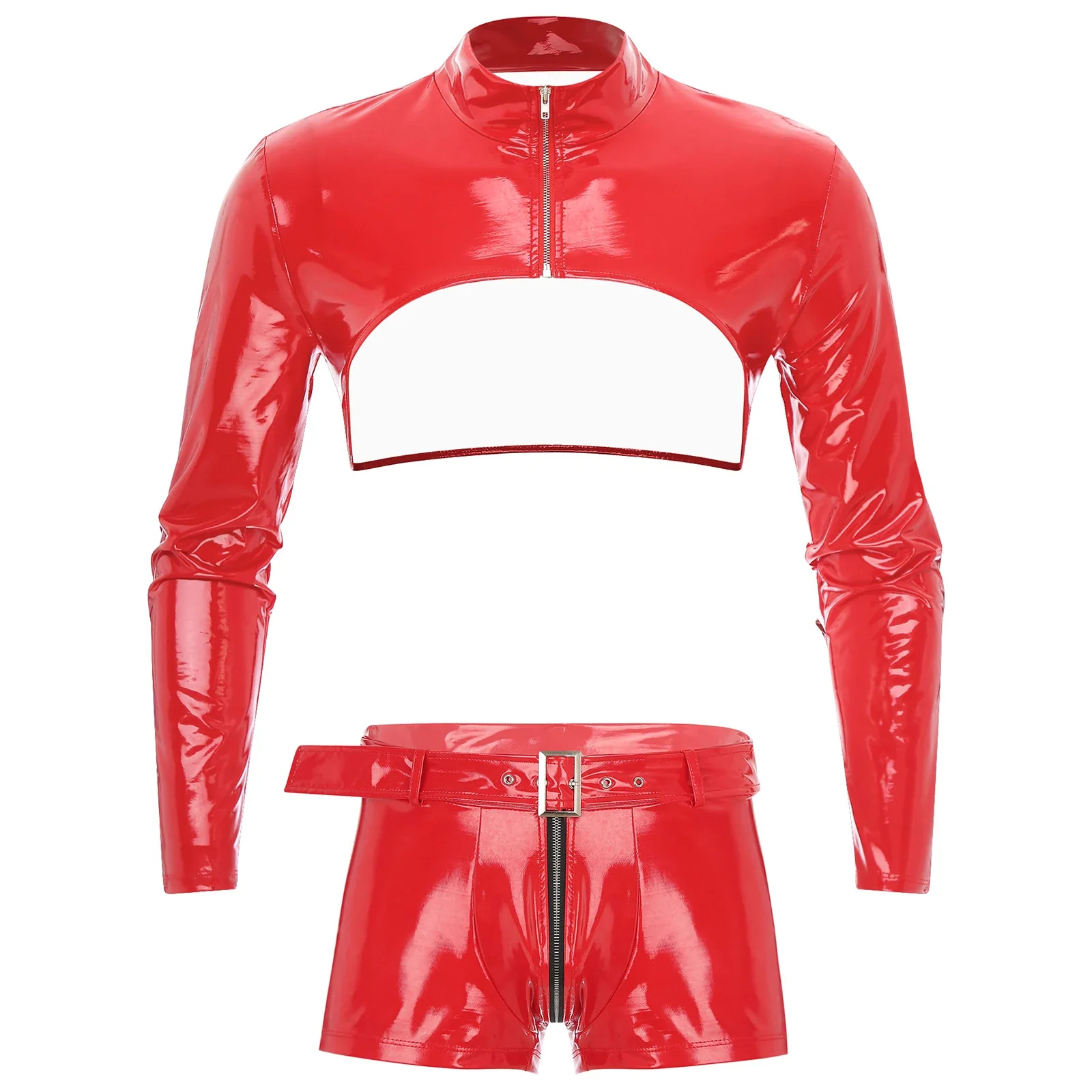 Tenue Techno Wetlook Zippée Homme - Image 5